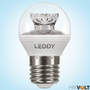 Cветодиодная лампочка Leddy (5.7W-E27) Тёплый Свет
