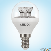 Cветодиодная лампочка Leddy (5.7W-E14) Тёплый Свет